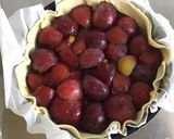 Une image de l'étape 1 de Tarte prunes vanille et amandes.