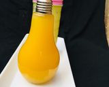 A picture of step 1 of Ripe and unripe mango juice.