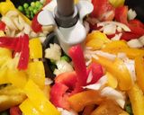 Foto del passaggio 1 della ricetta Bruschetta con mix verdure cotte con la friggitrice aria e taleggio