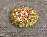 A picture of step 9 of Fig and Feta Guacamole.