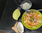 தேங்காய்,மாங்காய், பட்டாணி பீச் சுண்டல் (Beach Sundal) ரெசிபி ஸ்டேப் 10 புகைப்படம்