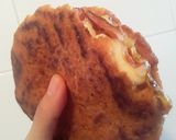 Foto del paso 18 de la receta: Arepa de Zanahoria 🥕con relleno hawaiano!!!😜😜😜🍘🧀🥓🍍🍘