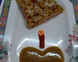 A picture of step 7 of Potato Sabzi Pizza.