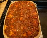 A picture of step 6 of Lasagna.