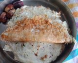 A picture of step 1 of Rava pudlas (leftover cabbage).