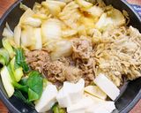 Hình bước làm 3 của món Sukiyaki