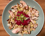 Foto del paso 7 de la receta: Gnocchis con salsa de remolacha y pechuga de pollo