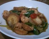 Foto langkah ke 5 dari resep Sapo Tahu Udang.