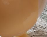 A picture of step 2 of Eggless cake with truffle sauce.