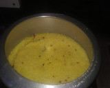 A picture of step 2 of Kodo millet pongal.