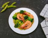 Foto langkah ke 3 dari resep Tumis Edamame Brokoli Udang.