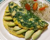 Foto del paso 4 de la receta: Omelette de espinacas con aguacate