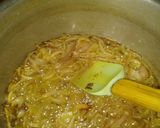 A picture of step 1 of Kaleji ka salan.