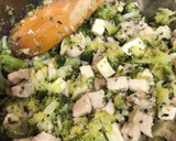 Foto del paso 2 de la receta: Trenza de pollo y brócoli 🥦
