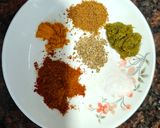 A picture of step 1 of Capsicum Pakoda.