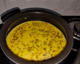 A picture of step 4 of Kadhi pakoda.