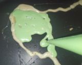 A picture of step 4 of Eggless pancake.
