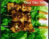 Hình bước làm 3 của món CÁ TẦM CUỐN RIỀNG NƯỚNG