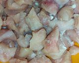 A picture of step 1 of Chicken Malai Boti Roll Paratha.