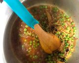 A picture of step 2 of Spicy matar pulao.