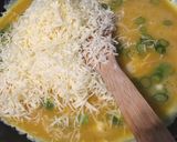 Krémes tojásrántotta (sült császárszalonnával) recept fázis 3 fotója