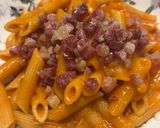 A picture of step 5 of Skillet Penne Amatriciana Style.