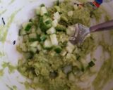 A picture of step 2 of My Italian Inspired Avocado Toast. 😘.