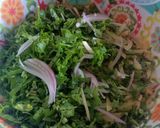 A picture of step 1 of Crispy noodles pakora.