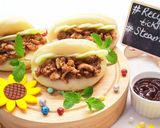A picture of step 18 of BBQ Chicken Bao.