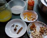 A picture of step 4 of Rice zarda.