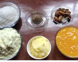 A picture of step 1 of Mango Milk Cake.