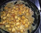 A picture of step 7 of Peanut butter chicken.