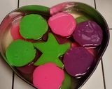 Foto langkah ke 4 dari resep Puding Love Bunga Kaca.