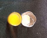 A picture of step 7 of Pinacolada orange kulfi.