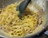 Foto langkah ke 5 dari resep Fettuccine Carbonara.