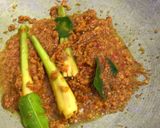 Foto langkah ke 2 dari resep Santan Ikan Cakalang Asap + Terong Ungu.