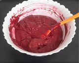 A picture of step 9 of Eggless Beetroot Muffins – Naturally Pink, Wholesome & Nutty.