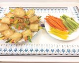 Hình bước làm 5 của món Đậu Xiên Tam Sắc