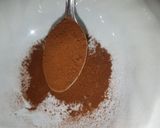 A picture of step 1 of Dolgona coffee.