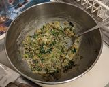 A picture of step 4 of Leek fritters.