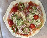 Foto del paso 3 de la receta Colorful Pizza del Domingo