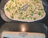 A picture of step 2 of 🍕Cheese Spring Onion Pinwheel🍕.