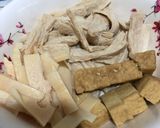 Hình bước làm 1 của món Đậu Hũ Sườn Chay Măng Le Xốt Cà Chua