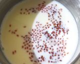 A picture of step 2 of Garden cress milk.