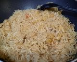 A picture of step 5 of Jaggery rice.