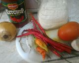 Foto langkah ke 1 dari resep Tahu n Ayam Suir Asam Manis Pedas.