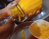 A picture of step 1 of Mango rava halwa today's special sweet for jaganath Puri festival.