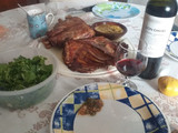 Cabrito santiagueño a la cerveza al horno