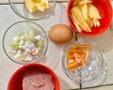 Foto langkah ke 1 dari resep Nasi Beef Kentang for Breakfast.