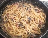 Foto del paso 7 de la receta: Spaghetti a la carbonara con brandy